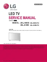 LG 28LJ400B Service Manual предпросмотр