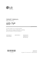 Предварительный просмотр 3 страницы LG 28LM400B-PU Owner'S Manual