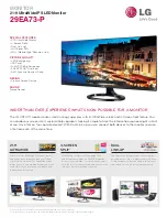 Preview for 1 page of LG 29EA73-P Specification