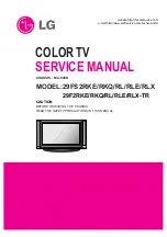 LG 29F2RKE Service Manual предпросмотр