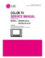 LG 29FB5RL/RLX Service Manual preview