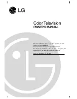 LG 29FG1RL-L1 Owner'S Manual предпросмотр