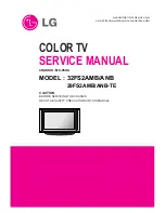 Preview for 1 page of LG 29FS2AMB Service Manual