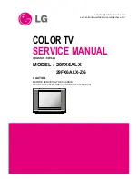 Preview for 1 page of LG 29FX6ALX Service Manual