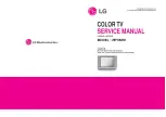 LG 29FX6AM Service Manual preview