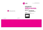 LG 29FX6AN Service Manual preview