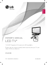 LG 29LN300B Owner'S Manual preview