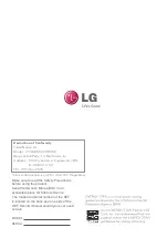 Предварительный просмотр 37 страницы LG 29UB55-B Owner'S Manual