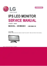 LG 29WN600 Service Manual предпросмотр