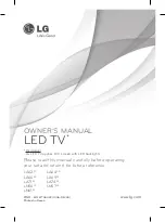 Preview for 1 page of LG 2LA6200-TA Owner'S Manual