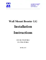 LG 2WM-LG Installation Instructions Manual preview