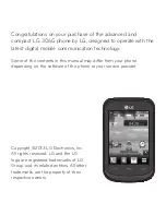 Preview for 3 page of LG 306G User Manual