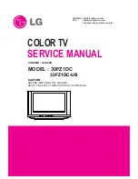 Предварительный просмотр 1 страницы LG 30FZ1DC Service Manual