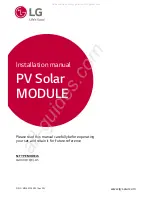 LG 315Q1K-A5 Installation Manual preview