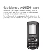 Предварительный просмотр 57 страницы LG 325G User Manual