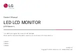 LG 32BN88U Owner'S Manual предпросмотр