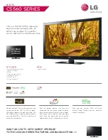 LG 32CS560 Specifications preview