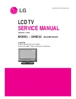 Предварительный просмотр 1 страницы LG 32HIZ22 Service Manual