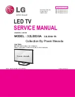 LG 32L530A-TA Service Manual preview