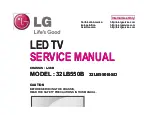 LG 32LB550B Service Manual предпросмотр