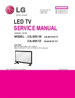 LG 32LB551B Service Manual предпросмотр