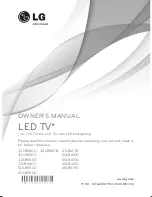 Preview for 1 page of LG 32LB5800 Owner'S Manual