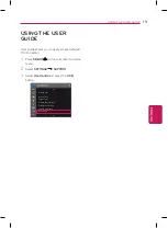 Предварительный просмотр 19 страницы LG 32LB580B Owner'S Manual