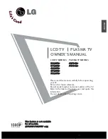 LG 32LB5R Series Owner'S Manual preview