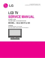 LG 32LC2D Series Service Manual preview