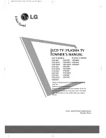 Preview for 1 page of LG 32LC50CS -  - 32" LCD TV Owner'S Manual