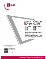 LG 32LC7D Series Owner'S Manual preview