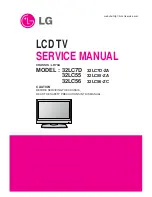 Preview for 1 page of LG 32LC7D Series Service Manual