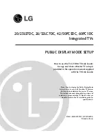 Preview for 1 page of LG 32LC7DC Setup Manual