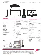 Preview for 2 page of LG 32LC7DC Specifications