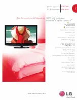 Preview for 1 page of LG 32LD310H Specifications