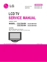 LG 32LD330H Service Manual preview