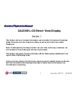 Preview for 3 page of LG 32LD350 Troubleshooting Manual