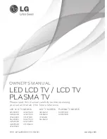 Preview for 1 page of LG 32LD650 Owner'S Manual