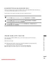 Предварительный просмотр 229 страницы LG 32LE4 Series Owner'S Manual