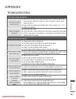 Предварительный просмотр 245 страницы LG 32LE4 Series Owner'S Manual