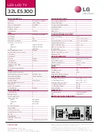 Preview for 2 page of LG 32LE5300 Specifications