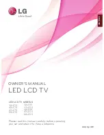 LG 32LE75 Owner'S Manual preview