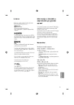 Preview for 181 page of LG 32LF55 Series Owner'S Manual