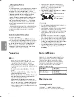 Preview for 6 page of LG 32LF5800 Owner'S Manual