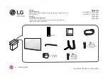 LG 32LF585B Easy Setup Manual предпросмотр