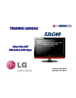 Preview for 1 page of LG 32LG40 Series Training Manual