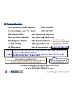 Preview for 6 page of LG 32LG40 Series Training Manual
