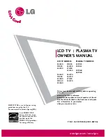 LG 32LG60 Series Owner'S Manual preview