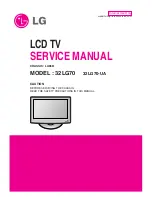 LG 32LG70 Series Service Manual preview