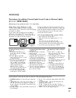 Preview for 67 page of LG 32LH1DC1 -  - 32" LCD TV Installation And Operating Manual